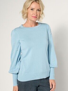 Belle By Kim Gravel Miss Jo Pearl Sweater